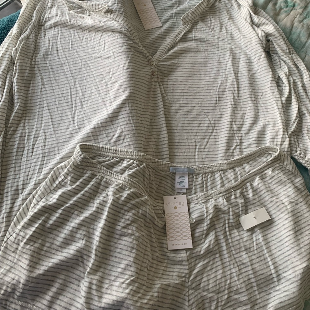 Eberjey Love Letters Pajamas Set NWT